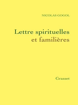 cover image of Lettres spirituelles et familières